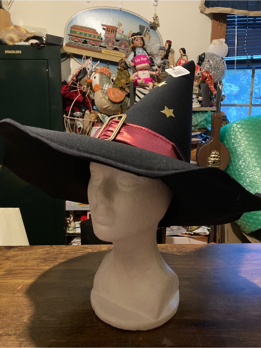 Vintage Fun Word Easter Unlimited foam witches/wizard hat